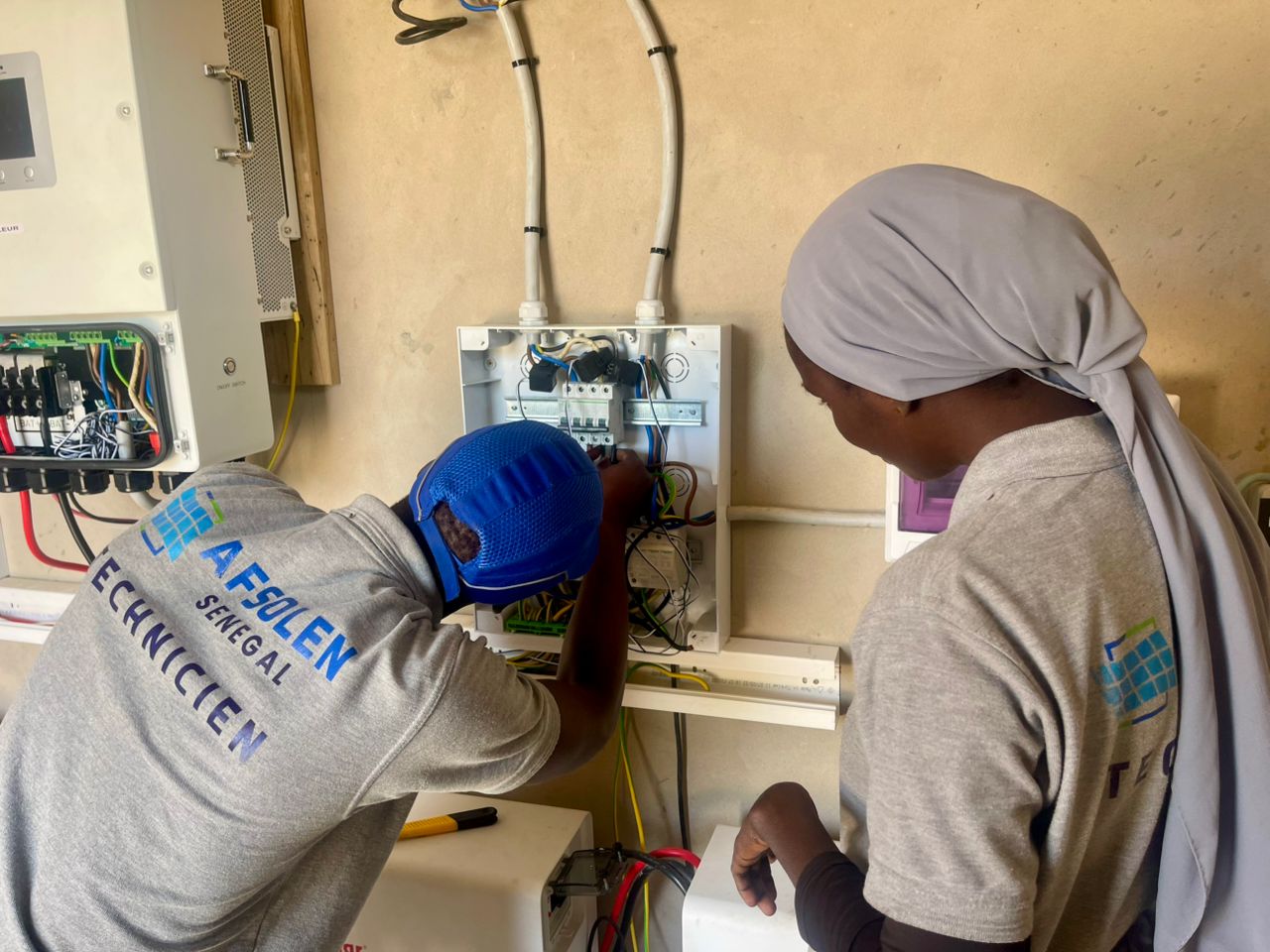 Paysage sénégalais ensoleillé